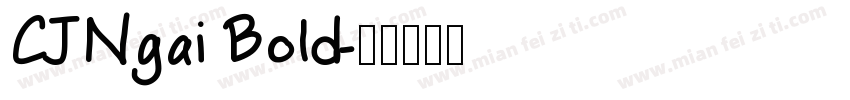 CJNgai Bold字体转换